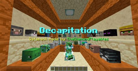 Decapitation 114x More Mob Heads Minecraft Data Pack