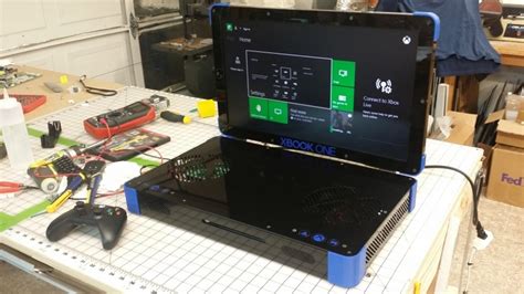 Modder Creates Portable Xbox One Complete With 22 Inch Screen Techspot