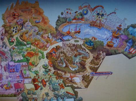 Dca Map A Map Featuring All New New Additions To Disneys Flickr