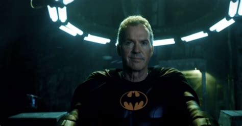 New Look At The Flash Reveals Michael Keatons Unmasked Batman