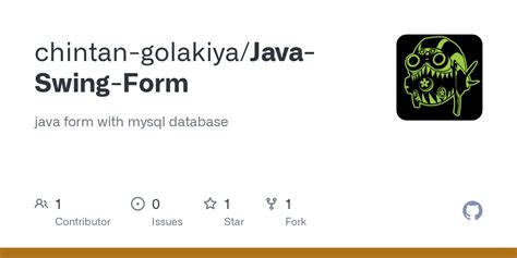 GitHub Chintan Golakiya Java Swing Form Java Form With Mysql Database