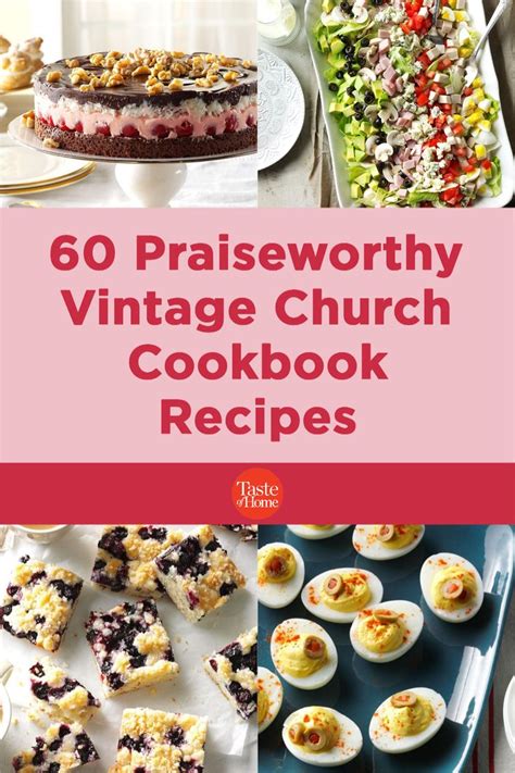 60 Praiseworthy Vintage Church Cookbook Recipes Cookbook Recipes