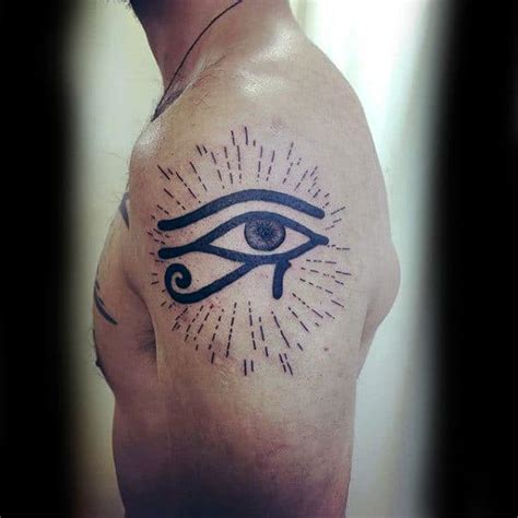 The eye of horus tattoo can be accompanied by the similarly meaningful eye of ra. 50 Eye Of Horus Tattoo Designs For Men - Egyptian ...
