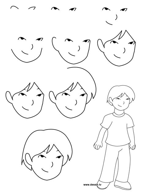 How To Draw A Easy Person Step By Step