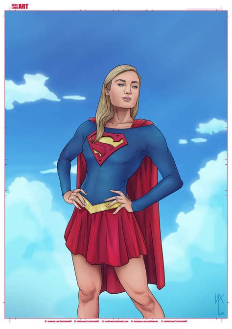 Dc Set 3 Supergirl By Scottlewisart On Deviantart Supergirl Dc
