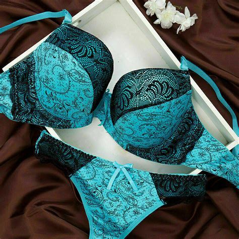 Lace Sexy Padded Push Up Bra Set Ladies Underwear Lingerie Sets 32 42 Bcdd E F Ebay