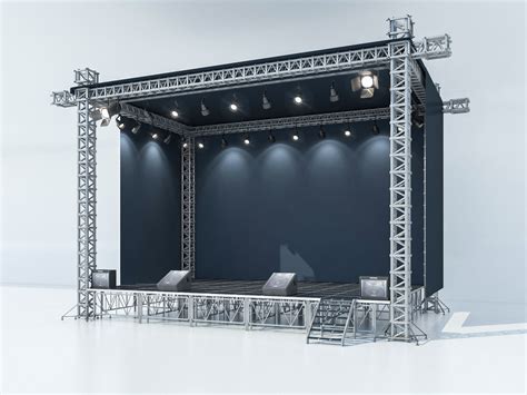 Concert Stage 3d Model Turbosquid 1578522