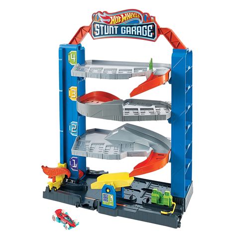 Hot Wheels City Stunt Garage Play Set T Idea For Ages 3 To 8 Years
