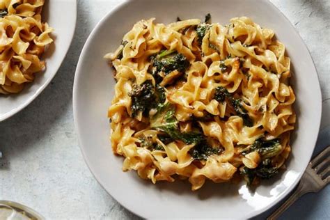 Place in a large bowl. Sunchoke & Egg Noodle Casserole with Kale & Mornay Sauce ...