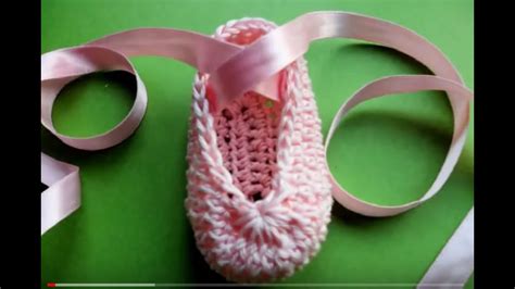 Easy Crochet Baby Ballet Slippers Video 1 Quick And Easy Ts Made