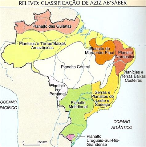 Principais Unidades Do Relevo Brasileiro Aziz Absaber A Geografia