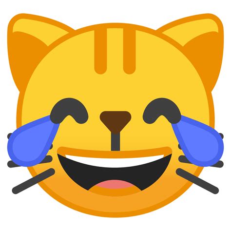 Cat Face With Tears Of Joy Icon Noto Emoji Smileys Iconset Google