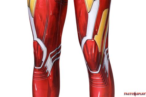 Avengers Iron Man Tony Stark Nanotech Suit Cosplay Jumpsuit