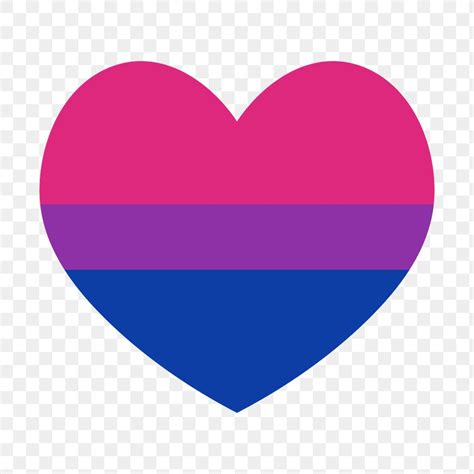 Bisexual Flag Heart Png Icon Premium Icons Rawpixel