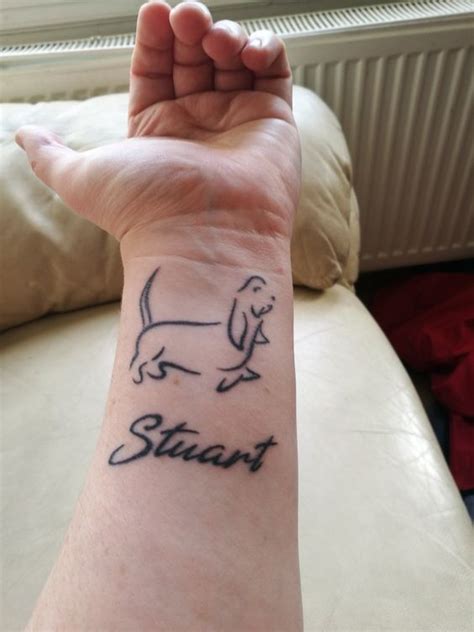 Small fox and the hound tattoo. 12+ Best Basset Hound Tattoo Ideas - Page 3 - The Paws