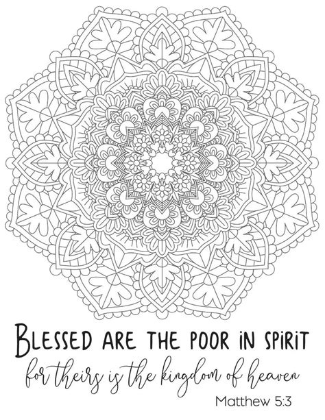 Beatitudes Coloring Pages 2 Coloring Pages