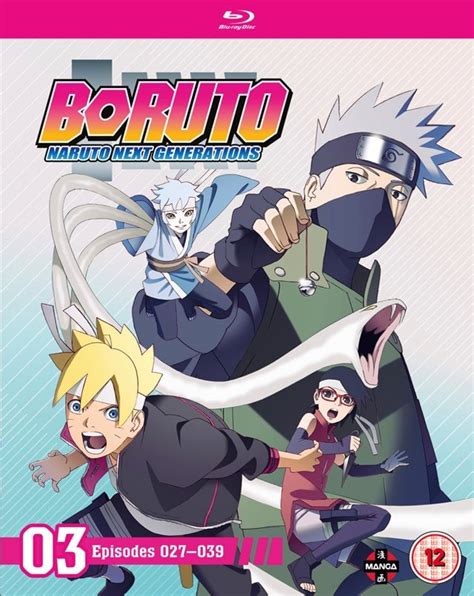 Boruto Naruto Next Generations Set 3 Blu Ray Free Shipping Over