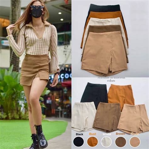 Vampire Skort Korean Fashion Skirt Shorts 19a0039 Shopee Philippines