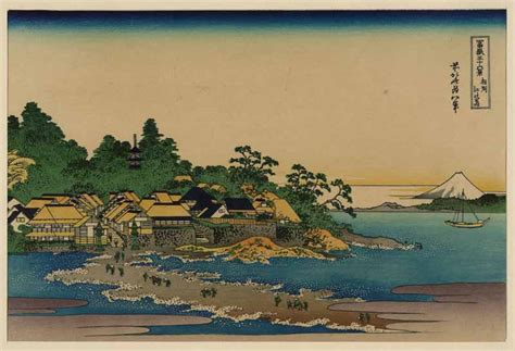 Enoshima In Sagami Province Katsushika Hokusai
