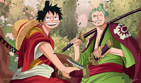 The great collection of roronoa zoro wallpapers for desktop, laptop and mobiles. Luffy X Zoro Wallpapers - Wallpaper Cave
