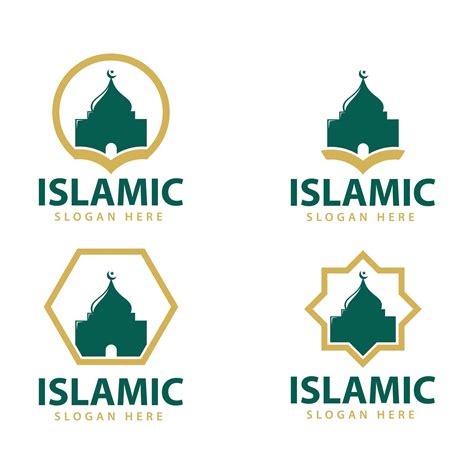 Islamic Logo Design Vector Template Icon Illustration 2953465 Vector