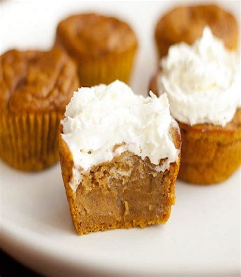 Pumpkin Pie Cupcakes Ohhh Yeah They Dont Look So Pretty But They