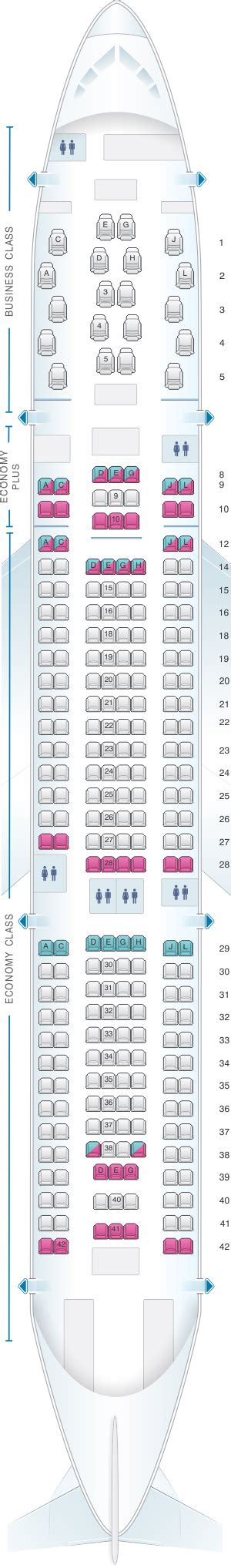 Seat Map Alitalia Airlines Air One Airbus A Pax