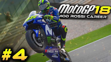 Motogp 2018 Mod Rossi Career Mode Part 4 Jerez Motogp Game Gameplay