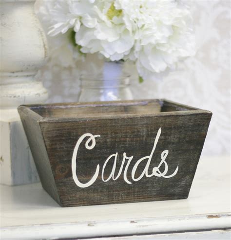 Well you're in luck, because here they come. Rustic Wedding Card Holder | 13 Gorgeous Wedding Card and ...