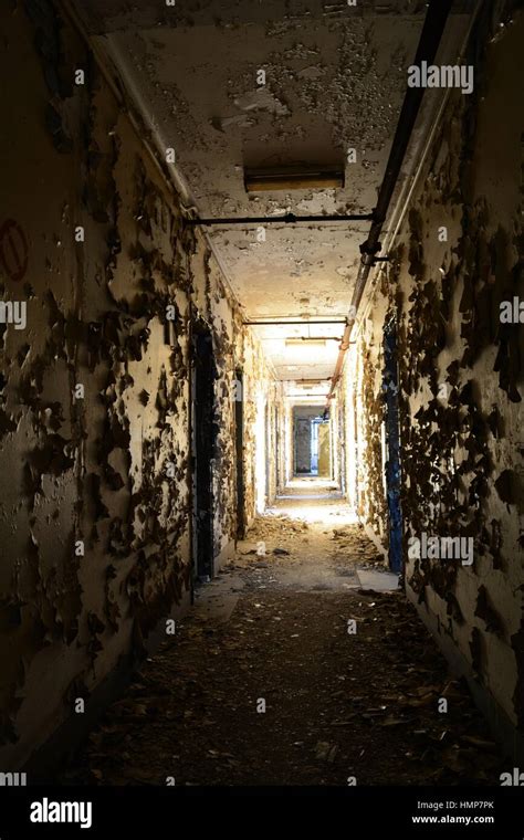 Abandoned Psychiatric Hospital Hallway Hi Res Stock Photography And