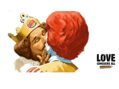 The Burger King And Ronald Mcdonald Are Dating They Come Out Of The
