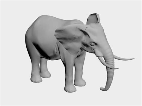 Download File Elephant 3d Printer Design ・ Cults