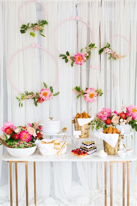 A Southern Inspired Bridal Shower And Diy Backdrop By Ashley Rose Of