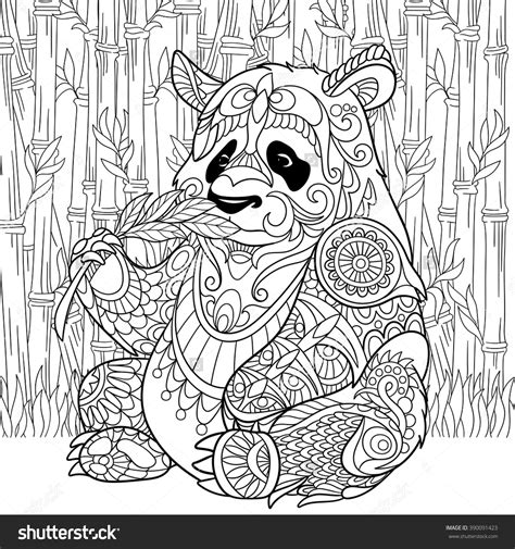 Panda Coloring Pages For Adults Baby Panda Coloring Pages Learn Colors