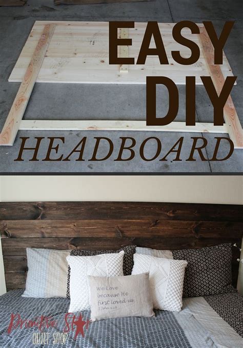 Diy How To Make Your Own Wood Headboard Headboard Diy Easy Diy Wood