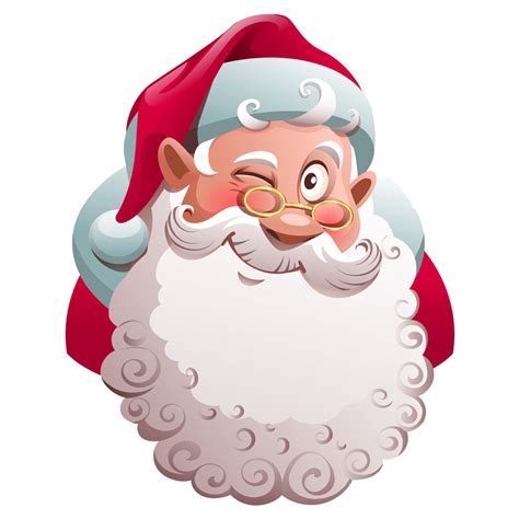 Santa Claus Face Clip Art