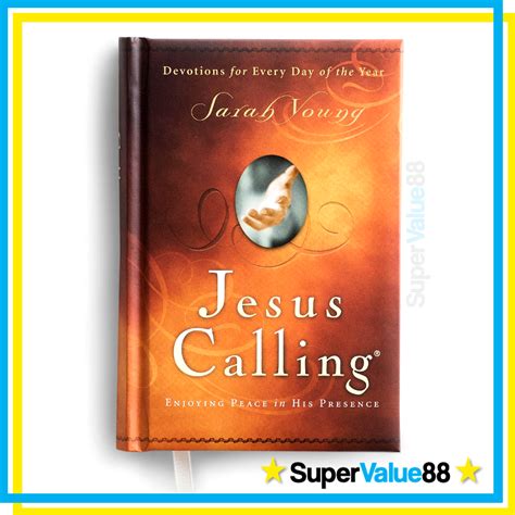 Jesus Calling Devotional Book Hardcover By Sarah Young Enjoying