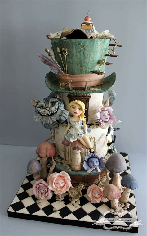 Alice In Wonderland Cake Alice In Wonderland Cakes Mad Hatter Cake