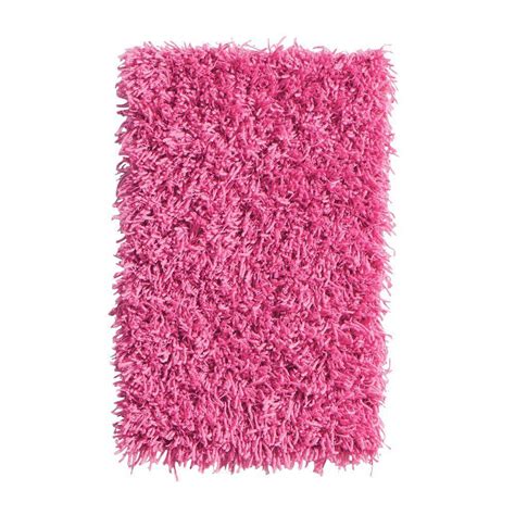 Home Decorators Collection Ultimate Shag Hot Pink 6 Ft X 9 Ft Area