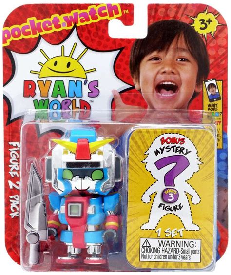 ryan s world series 3 robot ryan and mystery action figure 2 pack