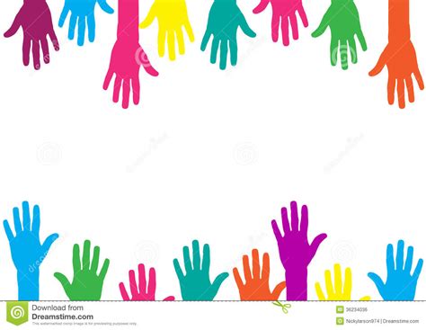 Colorful Hands Clipart Free Download On Clipartmag