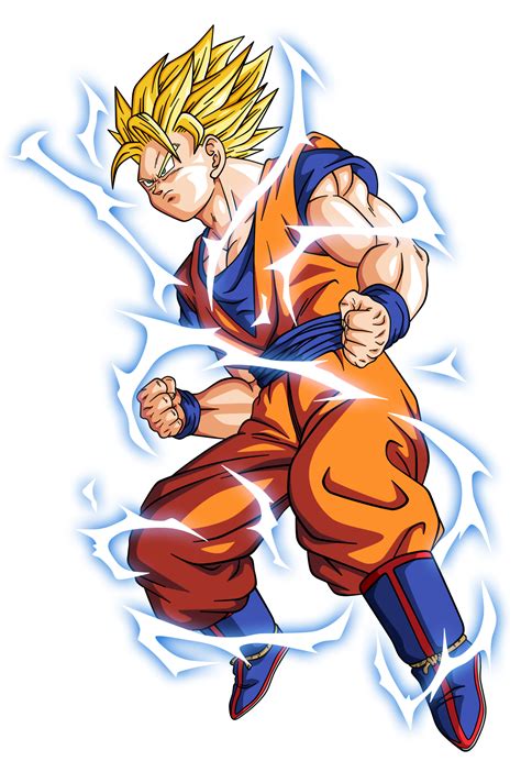 Goku Super Saiyan 2 Transparent Png Download