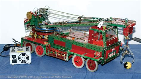 Meccano Model Of A Lorry Mounted Crane Consisting Of Octopus Meccano