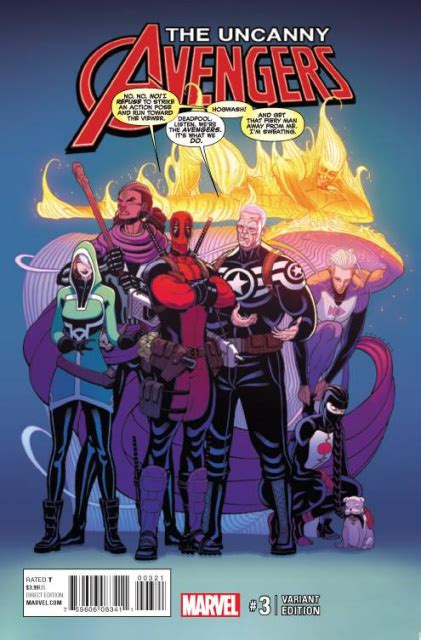 Uncanny Avengers 3 Moore Cover Fresh Comics