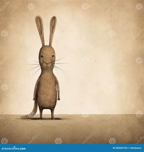 Whimsical Rabbit Illustration With Nicolas Bruno And Jon Klassen Art Stock Illustration