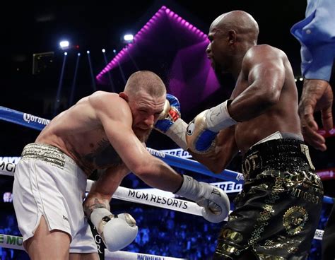 Mcgregor Vs Mayweather Boxer Punches The Snot Out Of Mma Champ Las