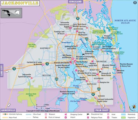 Jacksonville Mappa