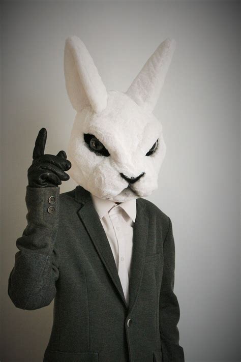 Rabbit Head From Misfits Show By Oneandonlycostumes Animal Heads