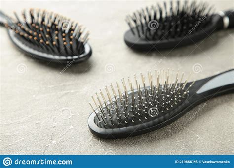 Hair Tools Beauty And Hairdressing Concept Different Brushes Or