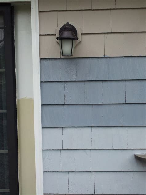 View interior and exterior paint colors and color palettes. -- The darker blue was selected and used for our "final ...